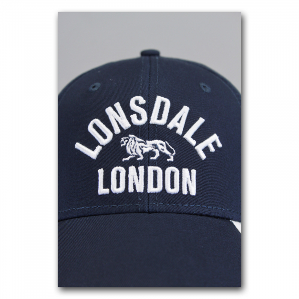 Lonsdale London 2 Stripe Cap Dunkelblau